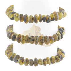 Raw unpolished amber bracelet Adults